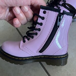 Patent lavender Doc Martens